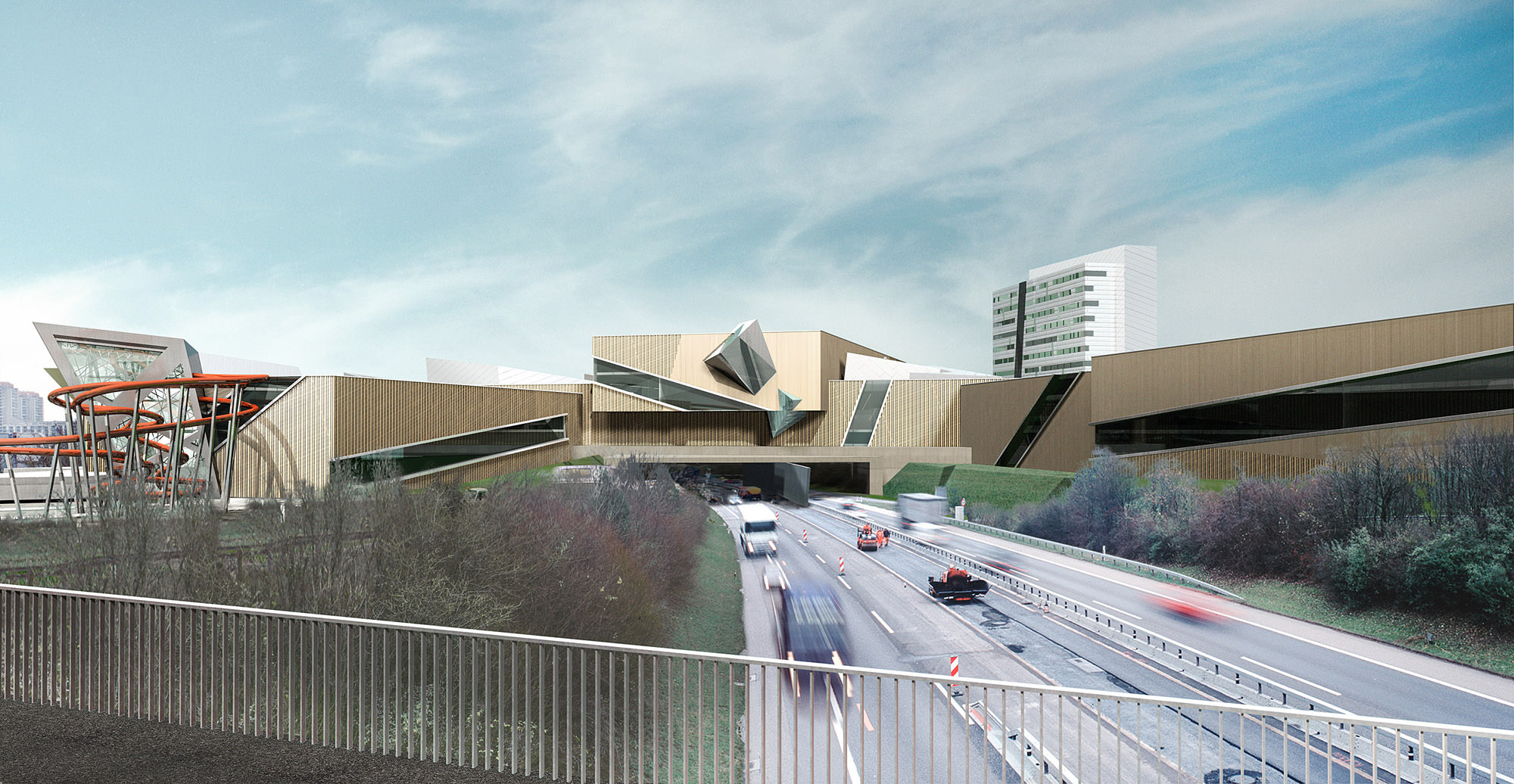 Daniel Libeskind · Westside, Bern-Bruennen · Studie, 2002