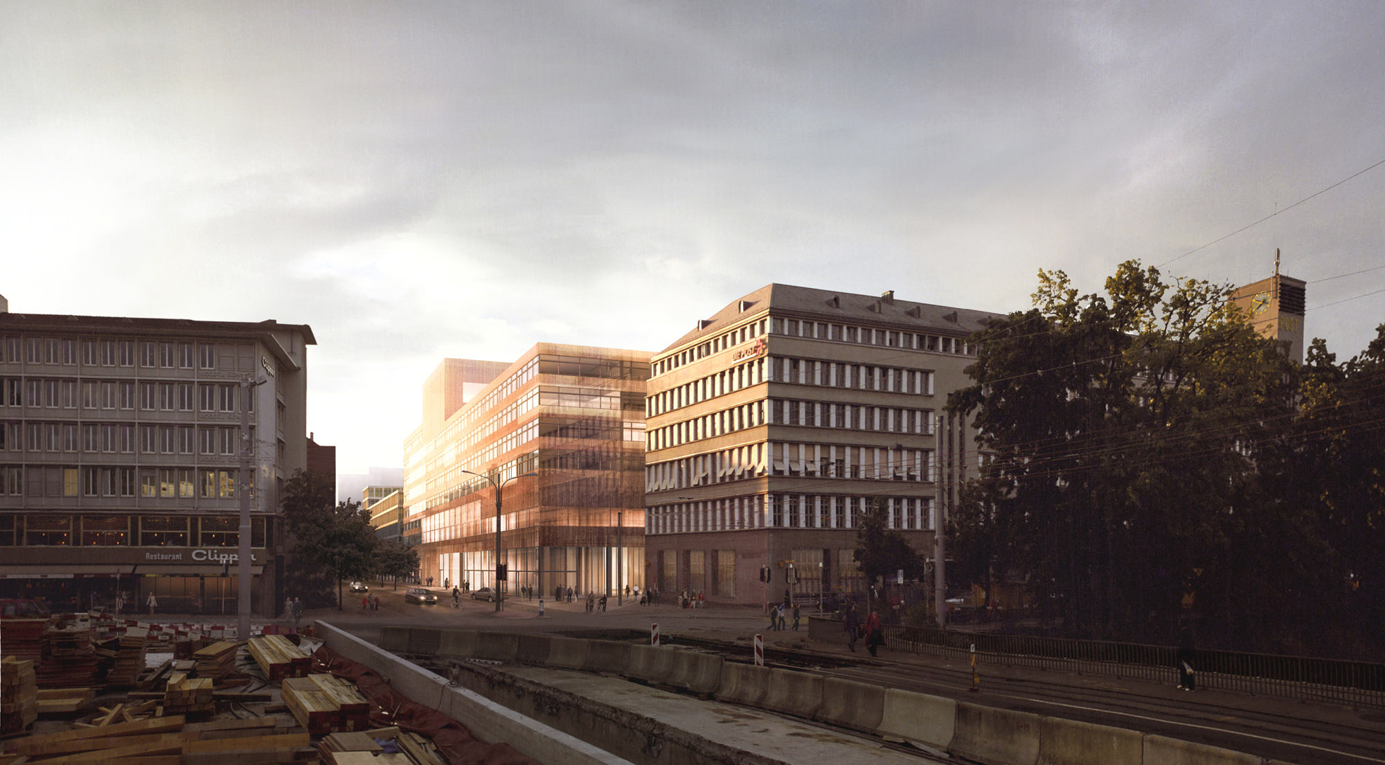 Gigon + Guyer · Sihlpost, Zurich · Wettbewerb, 2006