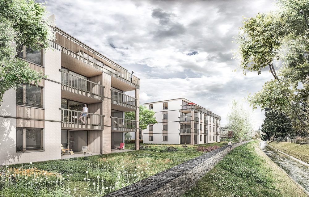 SSA Architekten 1.Rang für die Weiterbearbeitung am Wohnungsbauwettbewerb in Weinfelden!!